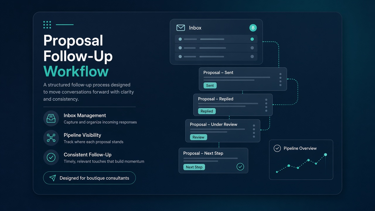 Illustrative proposal workflow visual